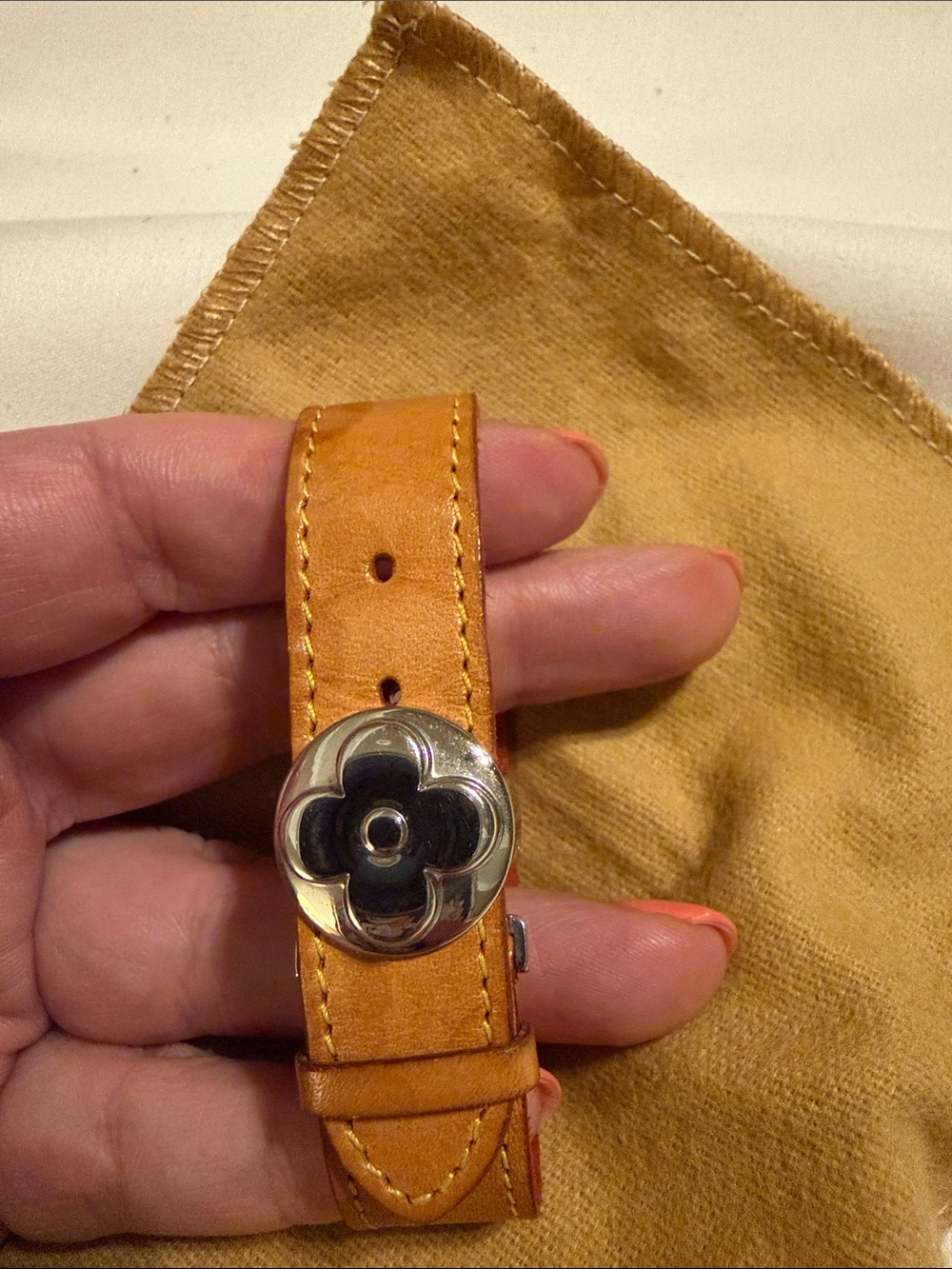 Louis Vuitton Vachetta Monogram Wish Bracelet